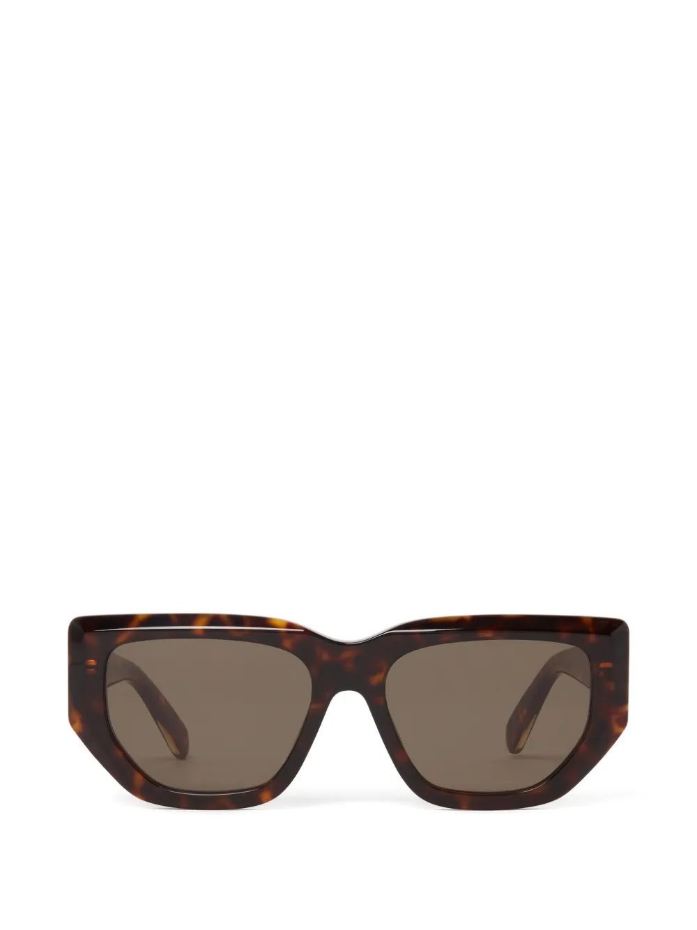 Stella McCartney Eyewear lunettes de soleil à monture papillon - Marron Stella McCartney Eyewear lunettes de soleil à monture papillon - Marron
