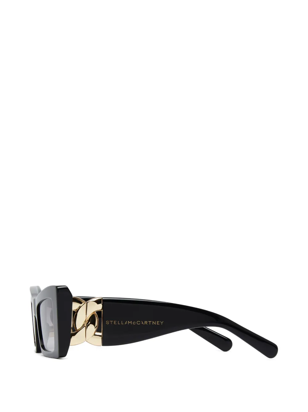 Stella McCartney Eyewear Falabella zonnebril met rechthoekig montuur Zwart