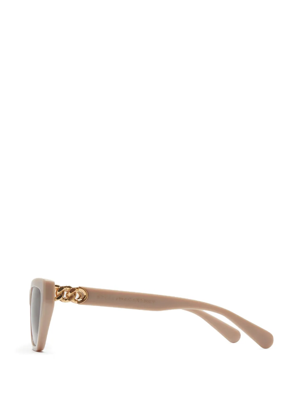 Stella McCartney Eyewear Zonnebril met cat-eye montuur Beige
