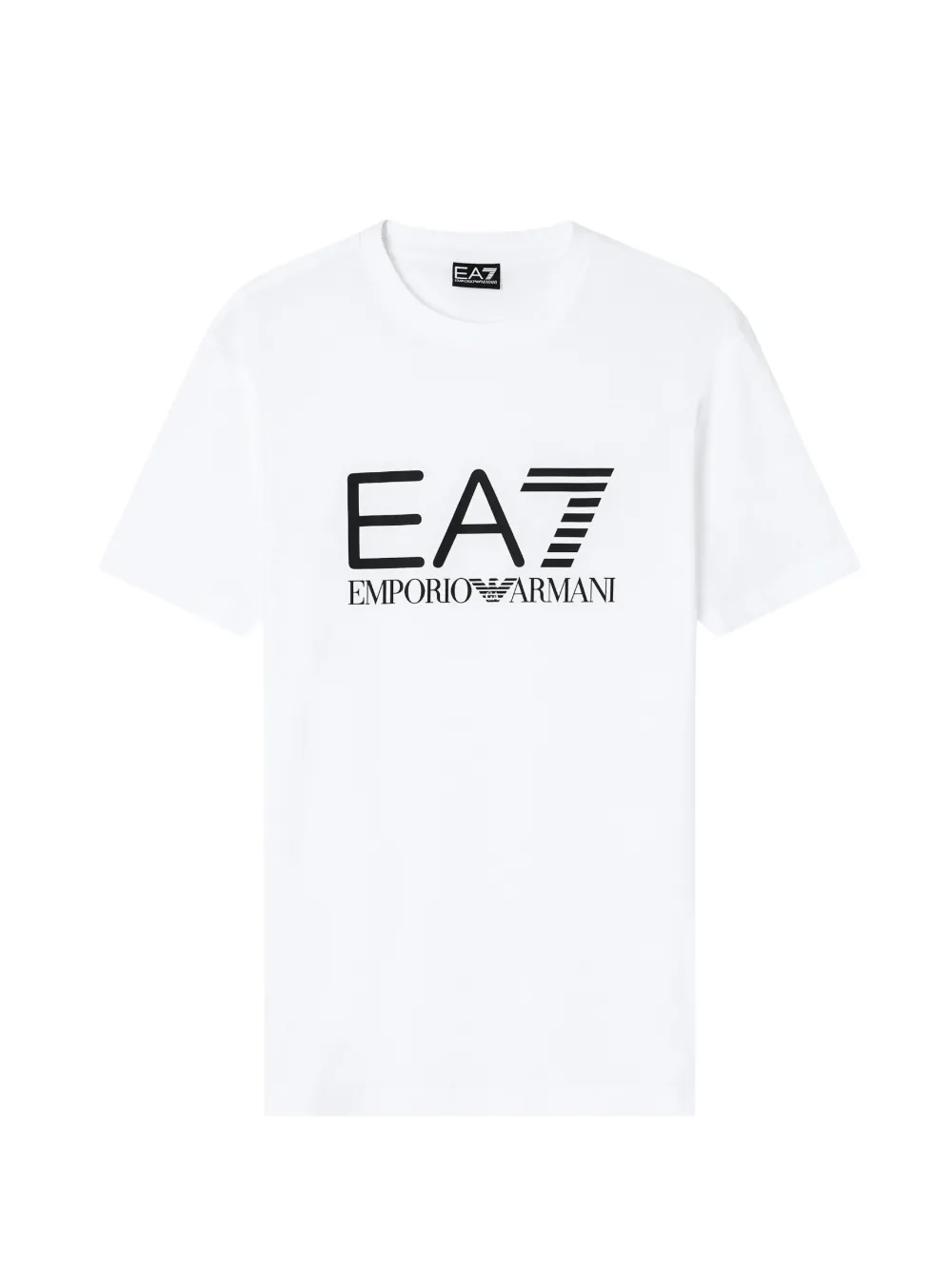 Ea7 Emporio Armani T-shirt met logoprint Wit