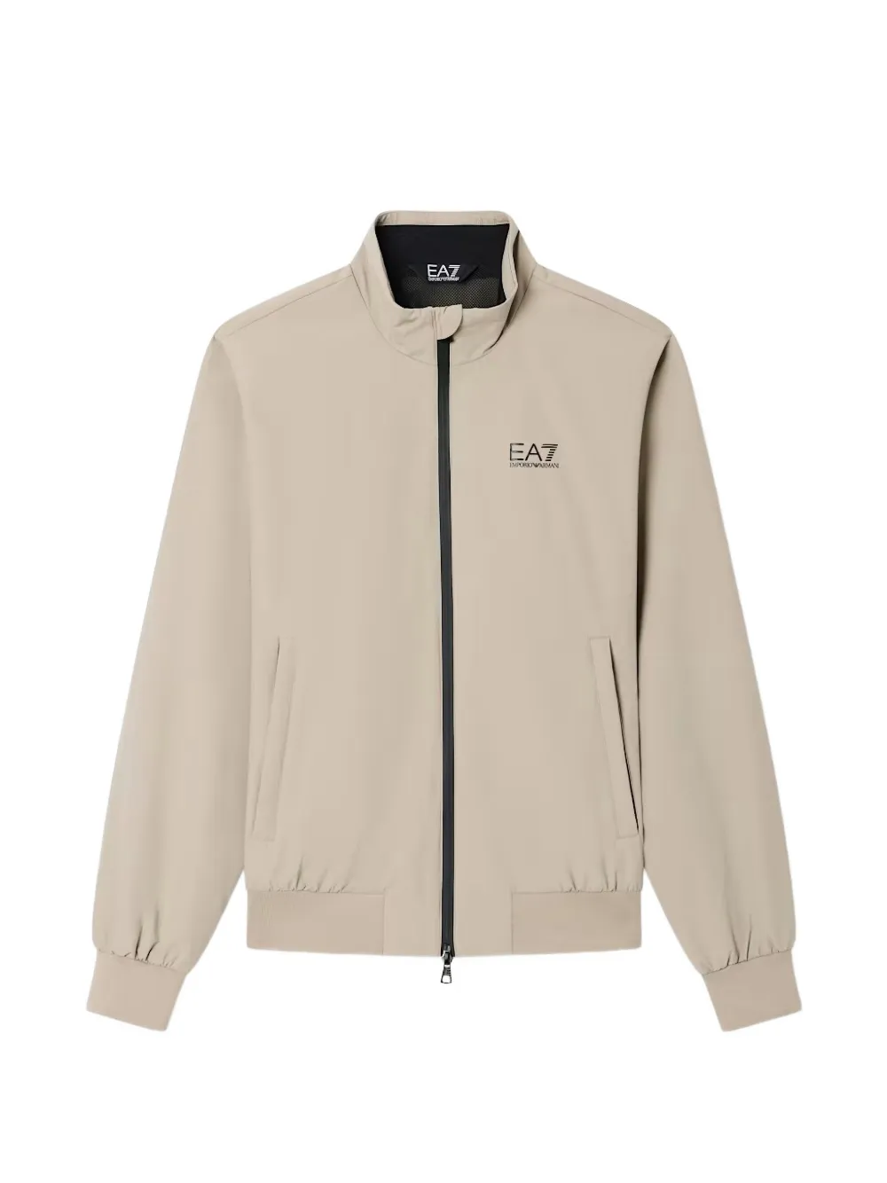 Ea7 Emporio Armani Jacke mit Logo-Print - Nude