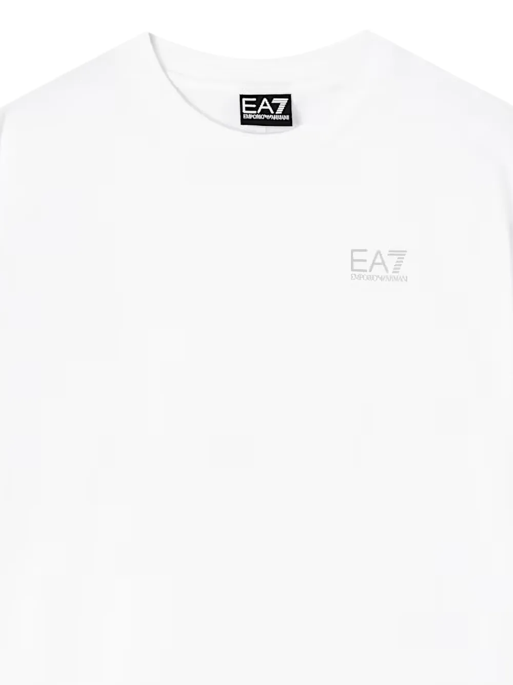 Ea7 Emporio Armani T-shirt met logoprint Wit