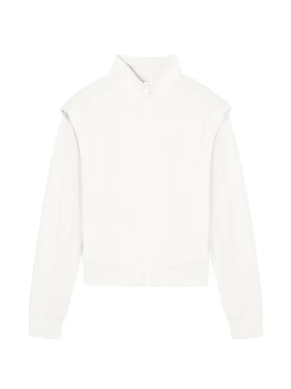 Ea7 Emporio Armani zip-up layered cardigan - White