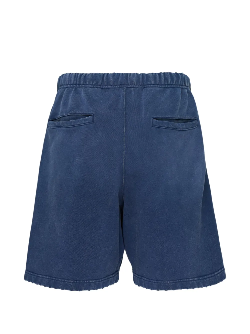 Maison MIHARA YASUHIRO In-stru(men-tal) gerafelde In-stru(men-tal) shorts Blauw