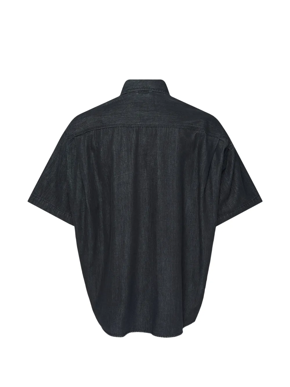 Maison MIHARA YASUHIRO In-stru(men-tal) denim overhemd Grijs