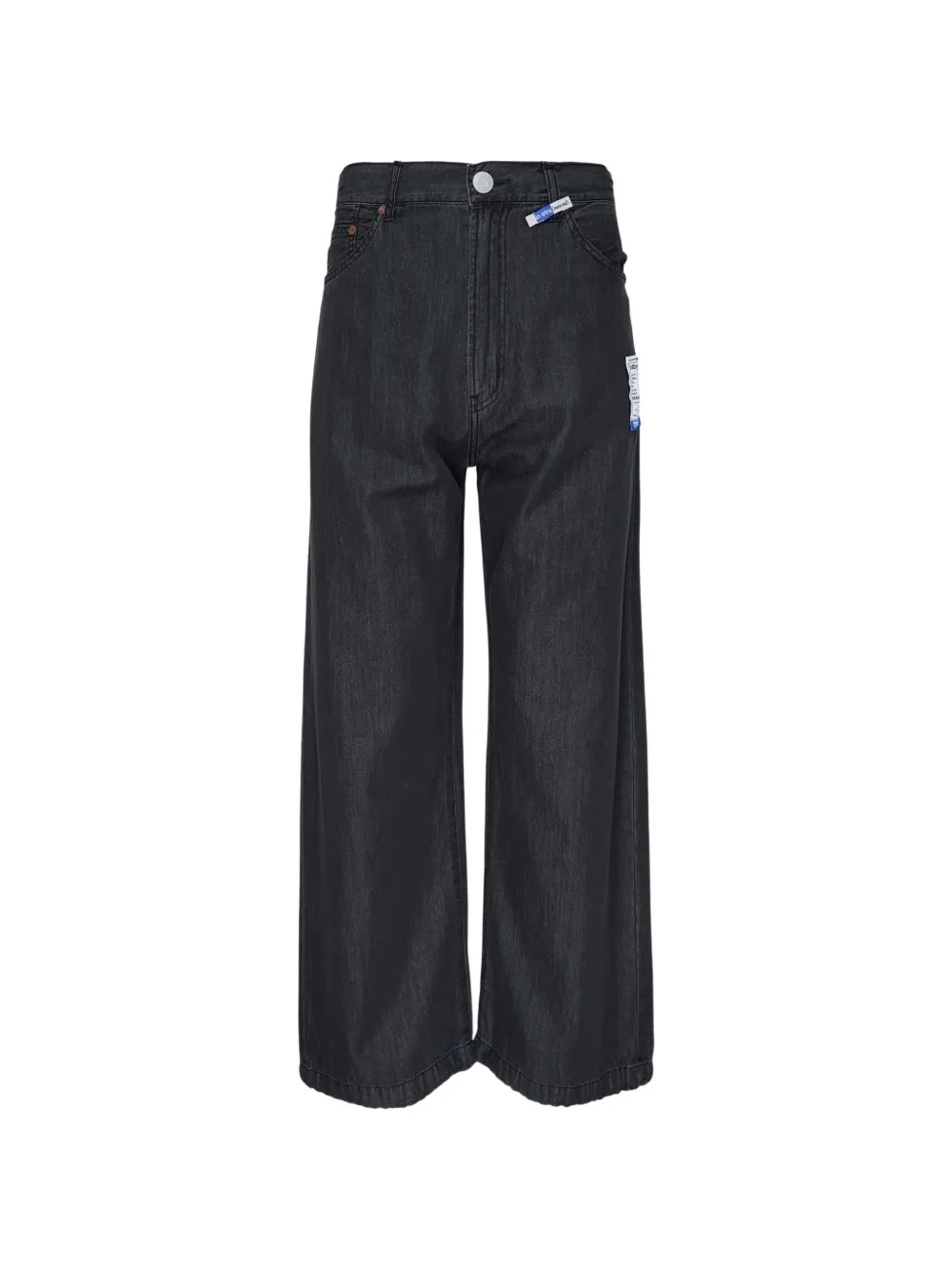 Maison MIHARA YASUHIRO In-stru(men-tal) logo-patch jeans - Nero