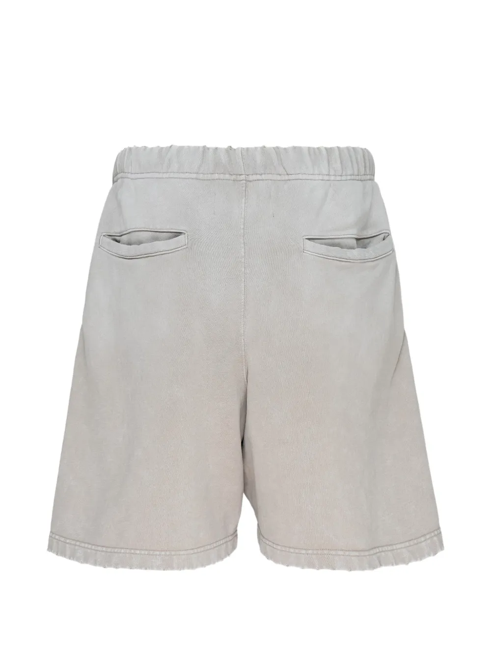 Maison MIHARA YASUHIRO Shorts met logopatch Beige