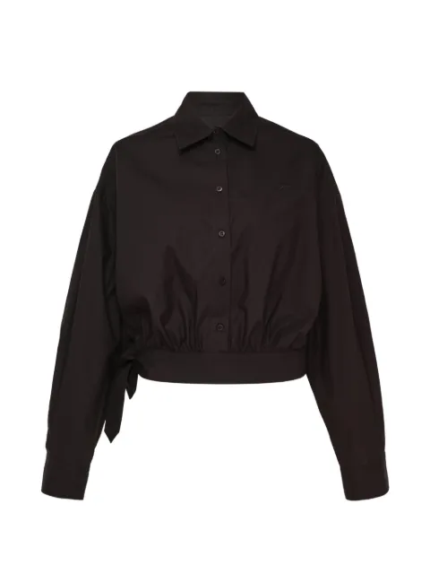 MSGM embellished cropped blouse
