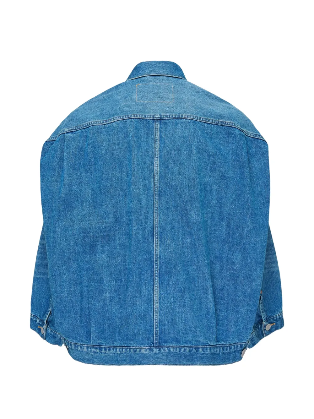 Maison MIHARA YASUHIRO Denim jack met logopatch Blauw