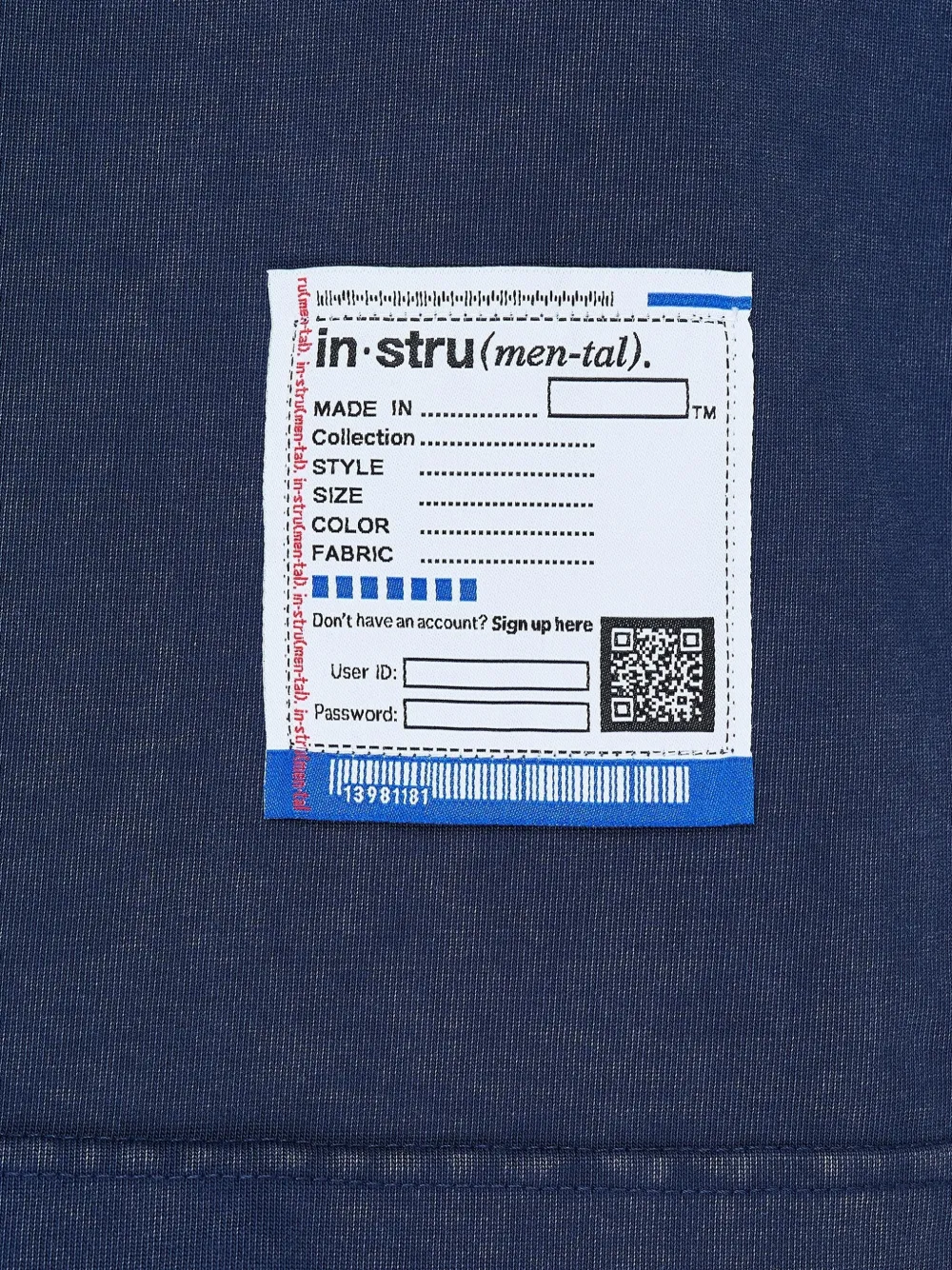 Maison MIHARA YASUHIRO Zon vervaagd als gerafeld T-shirt Blauw