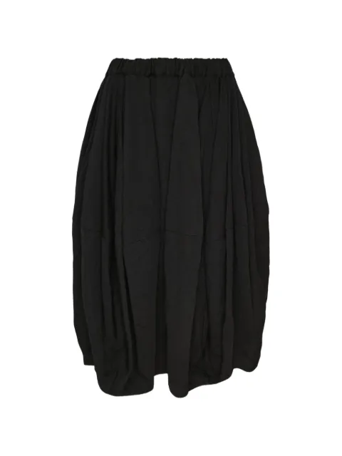 Black Comme Des Garçons twill balloon skirt