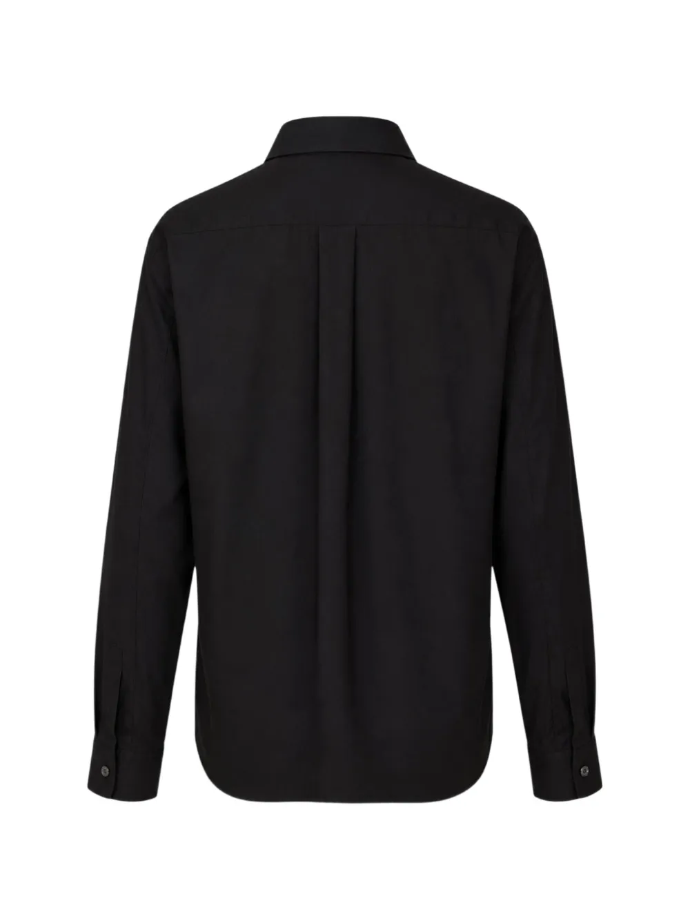 Black Comme Des Garçons Blouse met Peter Pan-kraag Zwart