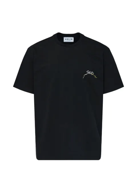 SOLID HOMME sharpener-graphic T-shirt