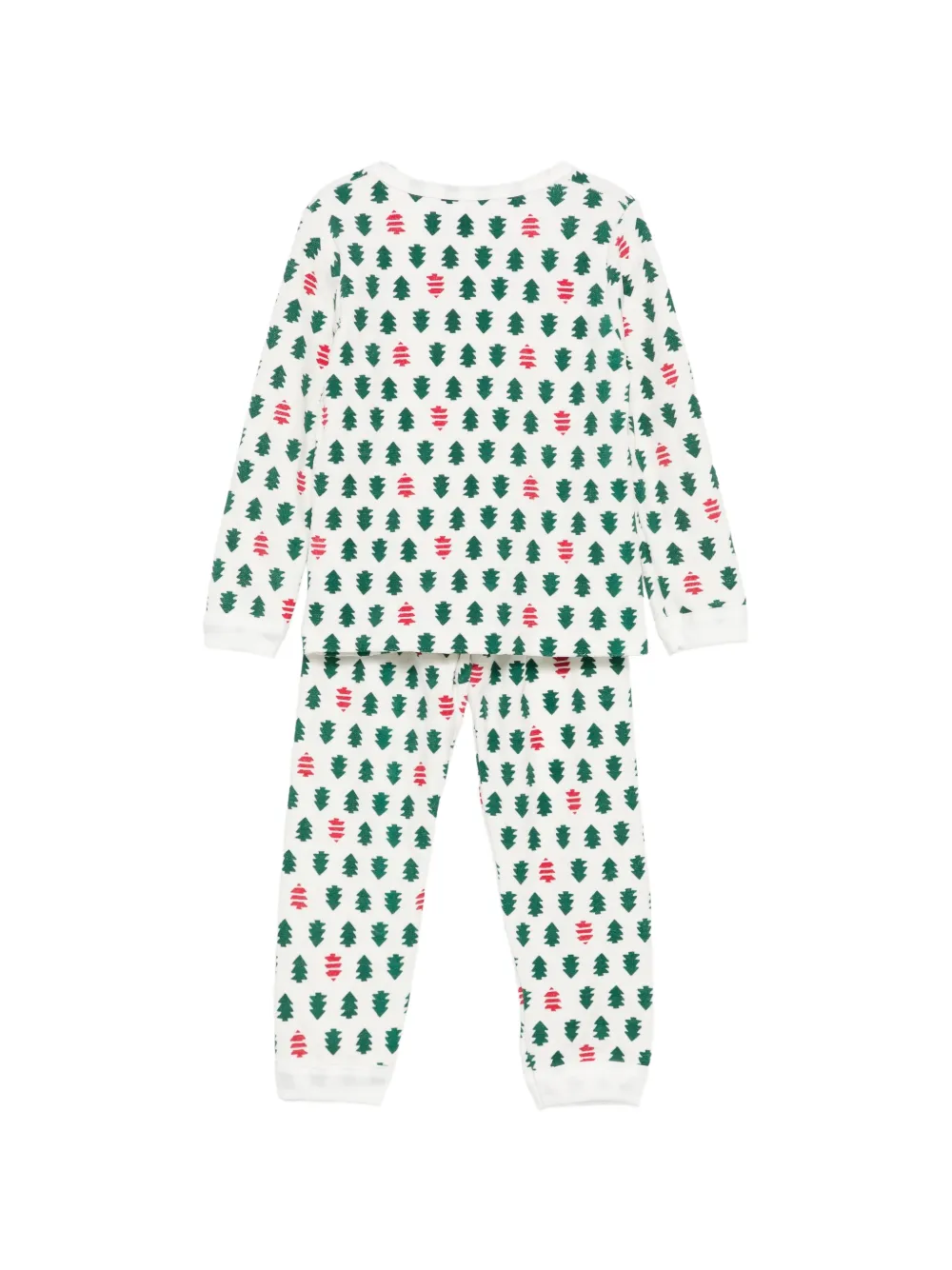 Petit Bateau Pyjama met boomprint Wit