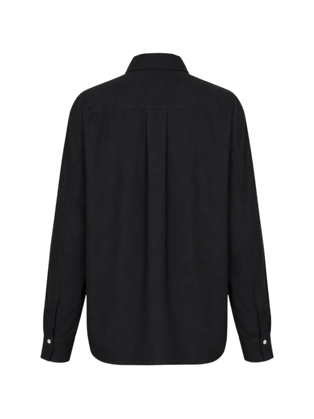 Black Comme Des Garçons Shirt met ruches Zwart