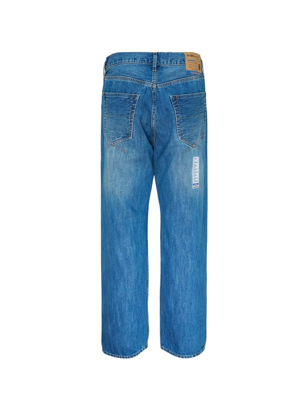 Maison MIHARA YASUHIRO Selvedge jeans met verwassen effect Blauw