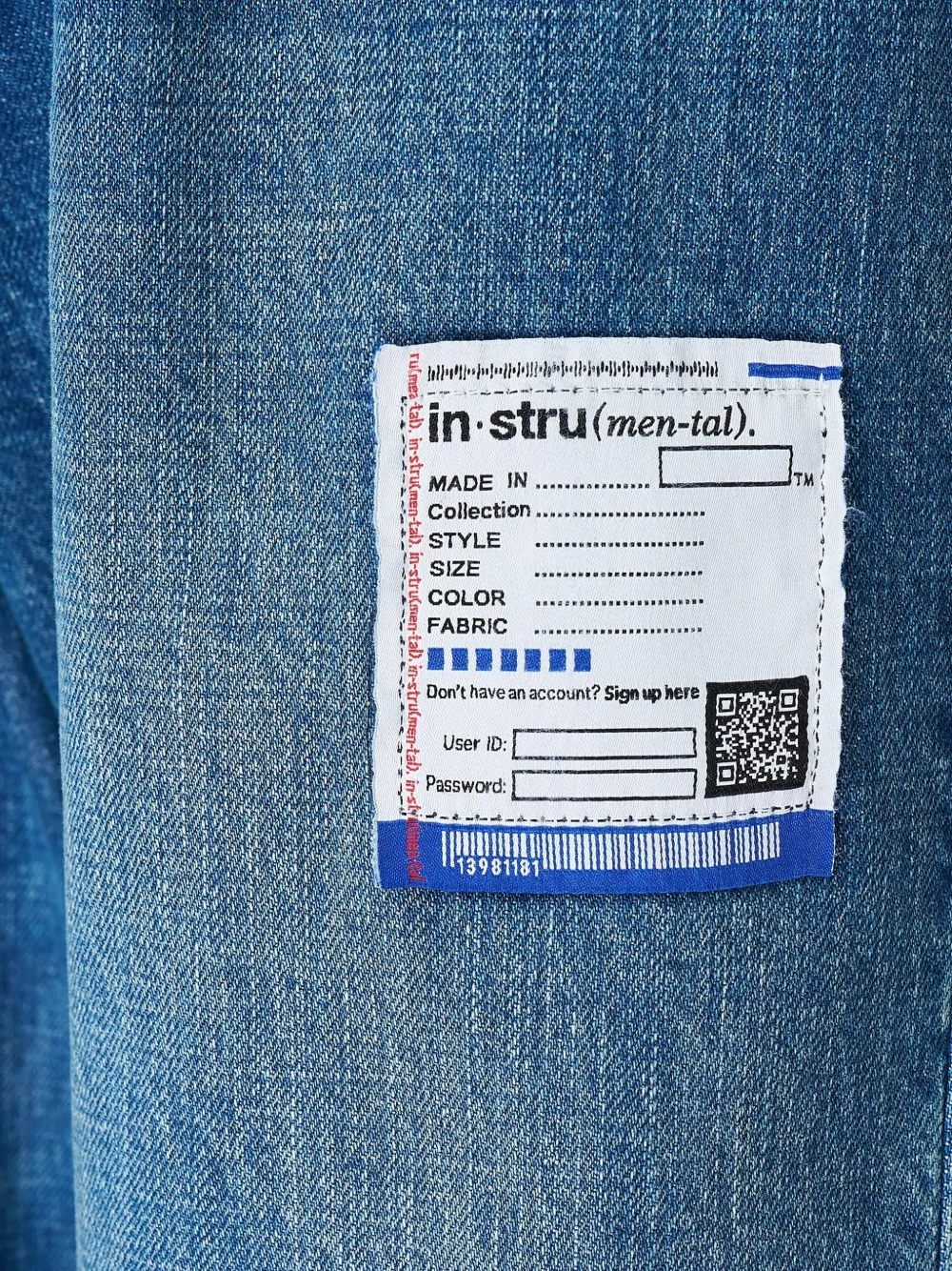 Maison MIHARA YASUHIRO Selvedge jeans met verwassen effect Blauw