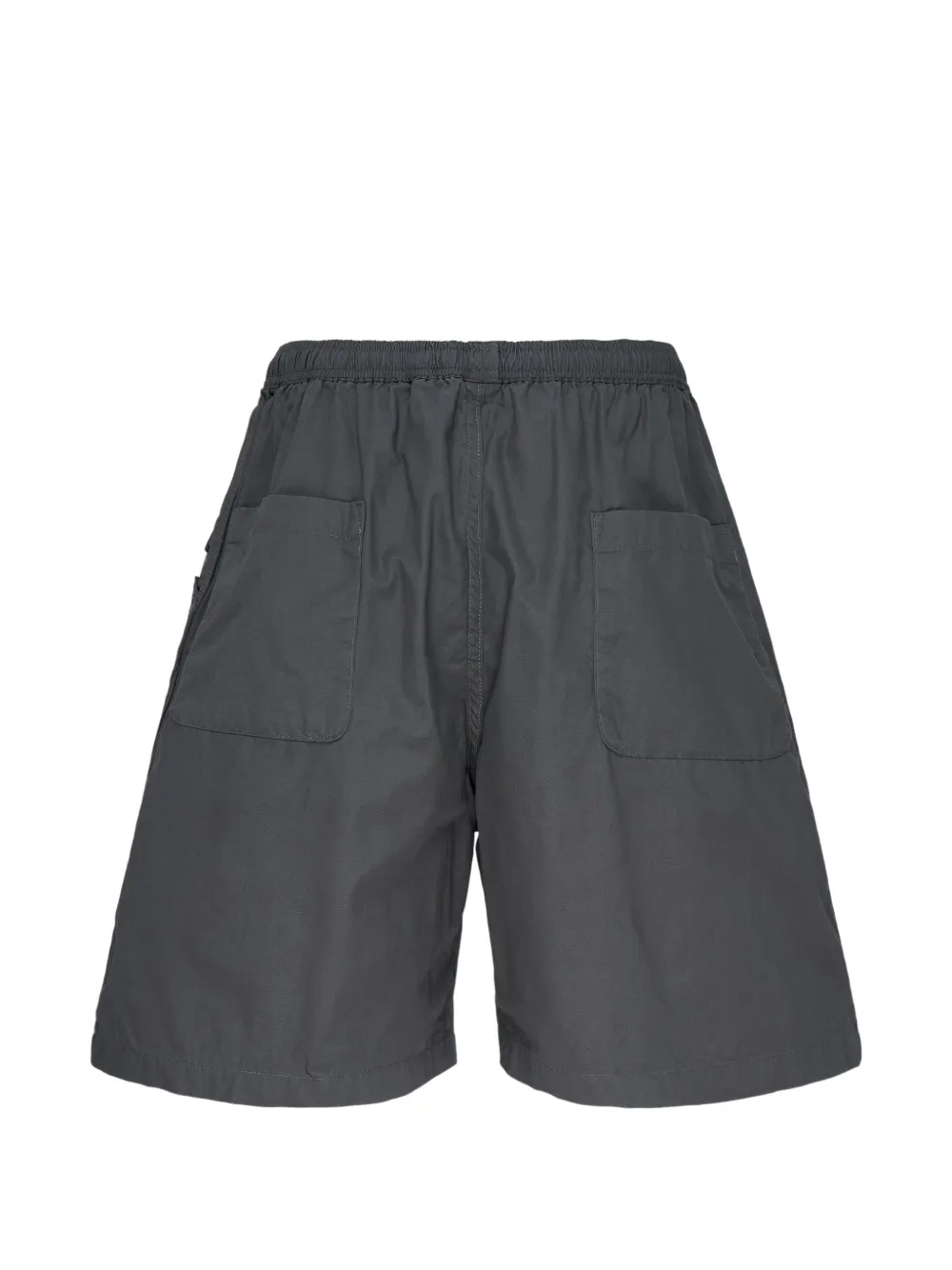 Maison MIHARA YASUHIRO Shorts met logopatch Grijs