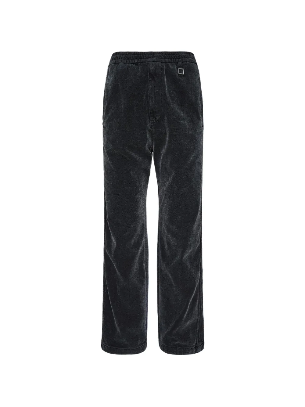 Wooyoungmi Banding elasticated-waist corduroy trousers - Grigio