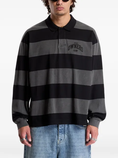 Represent Owners Club horizontal-stripe polo shirt