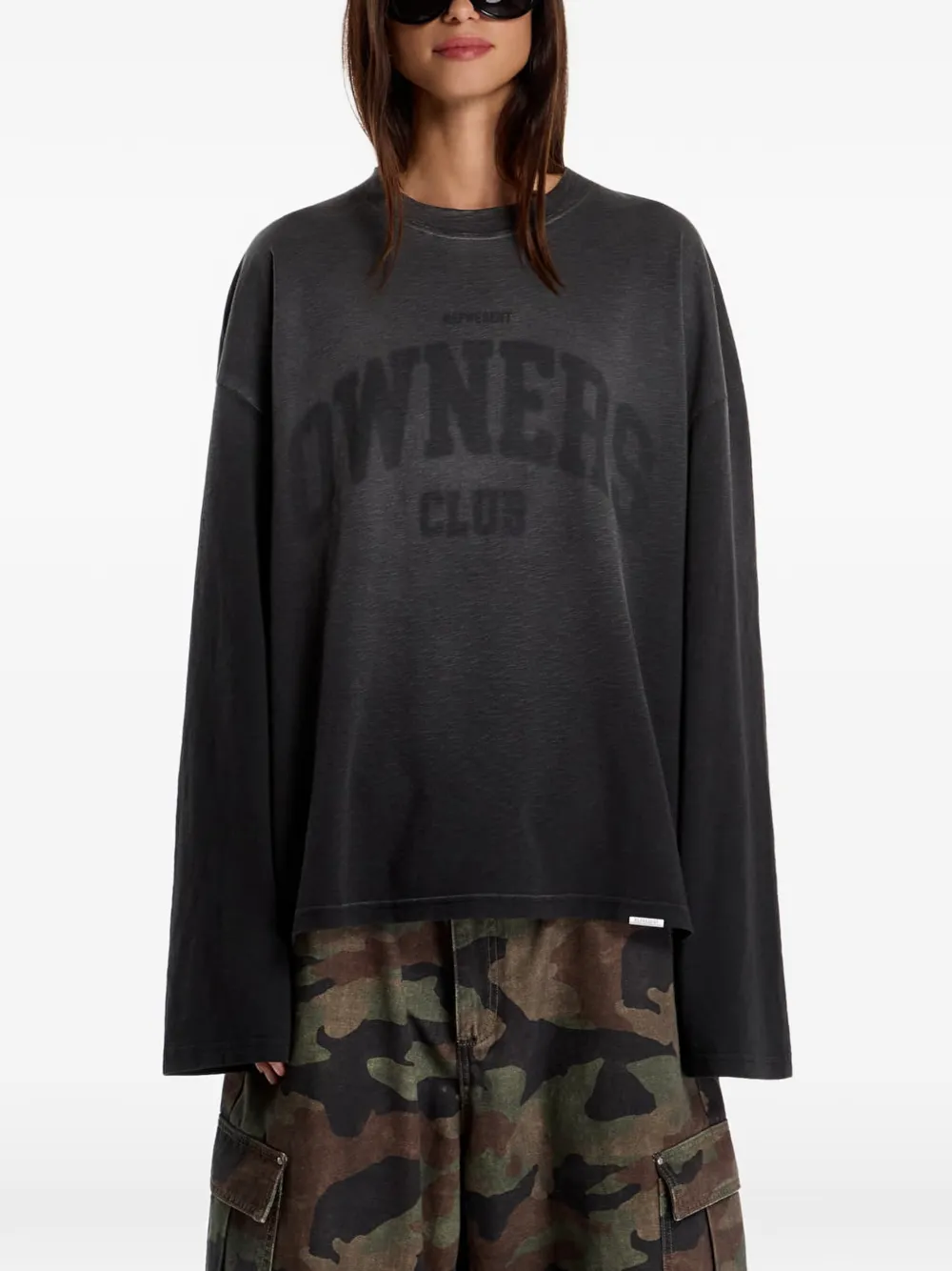 Represent Owners Club T-shirt met lange mouwen Zwart
