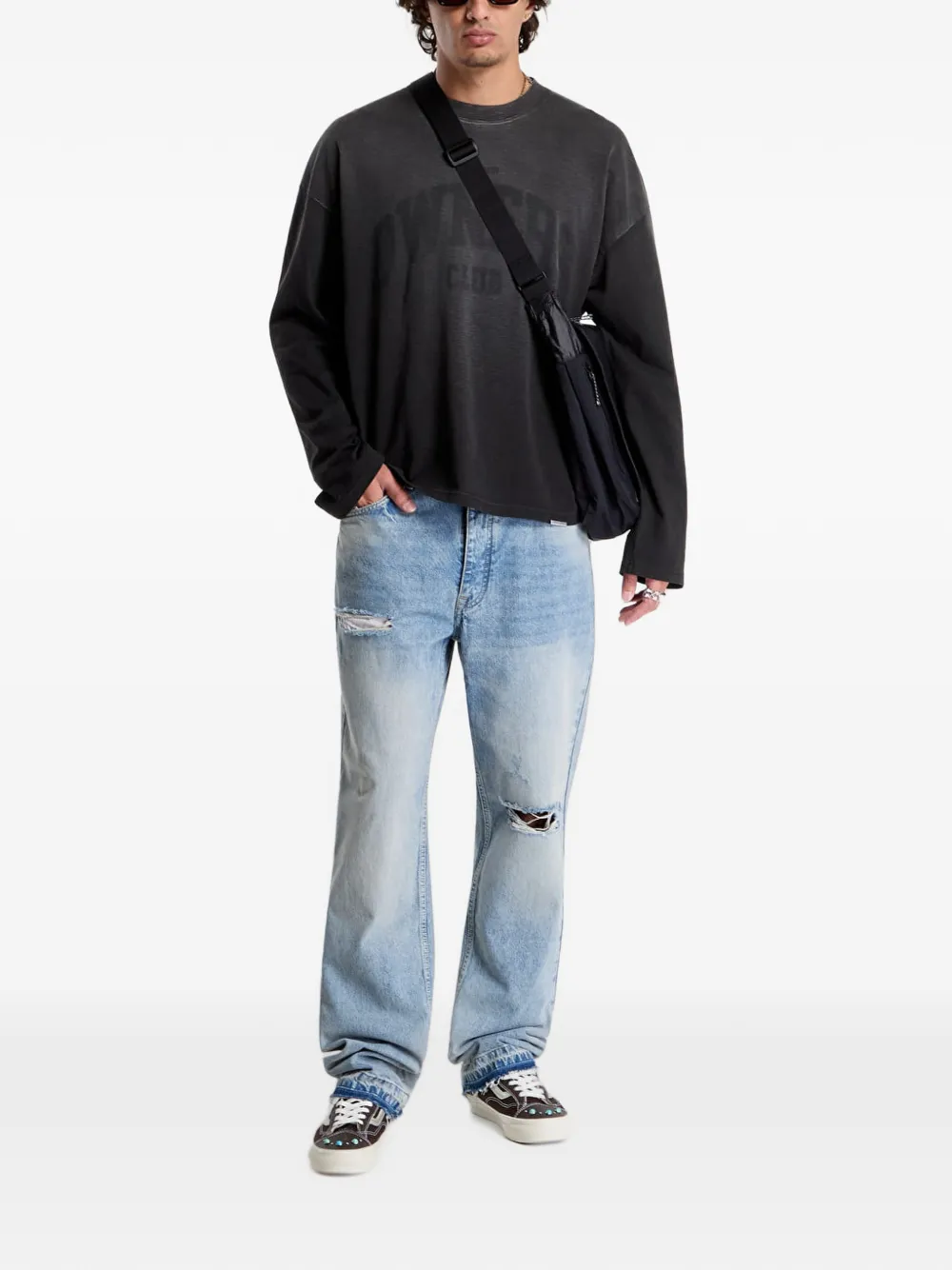 Represent Owners Club T-shirt met lange mouwen Zwart