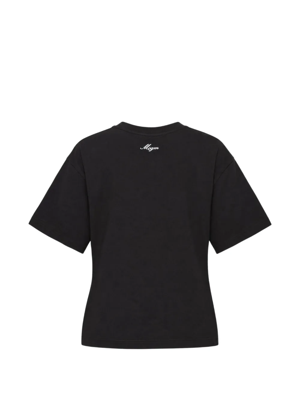 MSGM Gelaagd T-shirt met strik-detail Zwart
