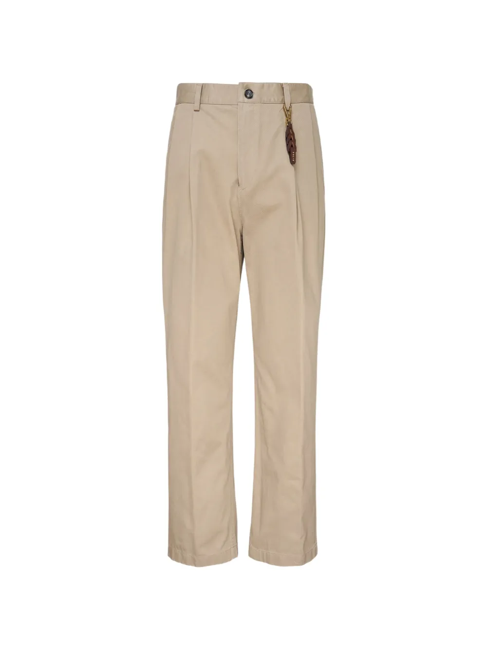 Solid Homme Pleated-detail Straight-leg Trousers In Multi