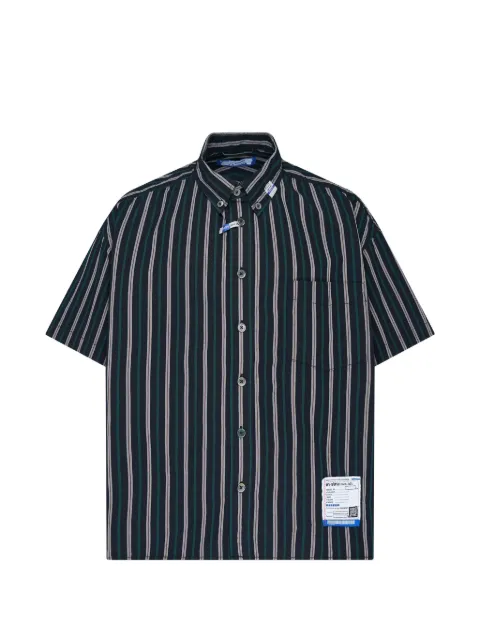 Maison MIHARA YASUHIRO stripe-print short-sleeve shirt