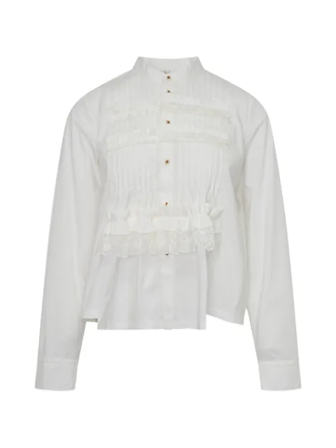 Renli Su Suri lace-trimmed shirt