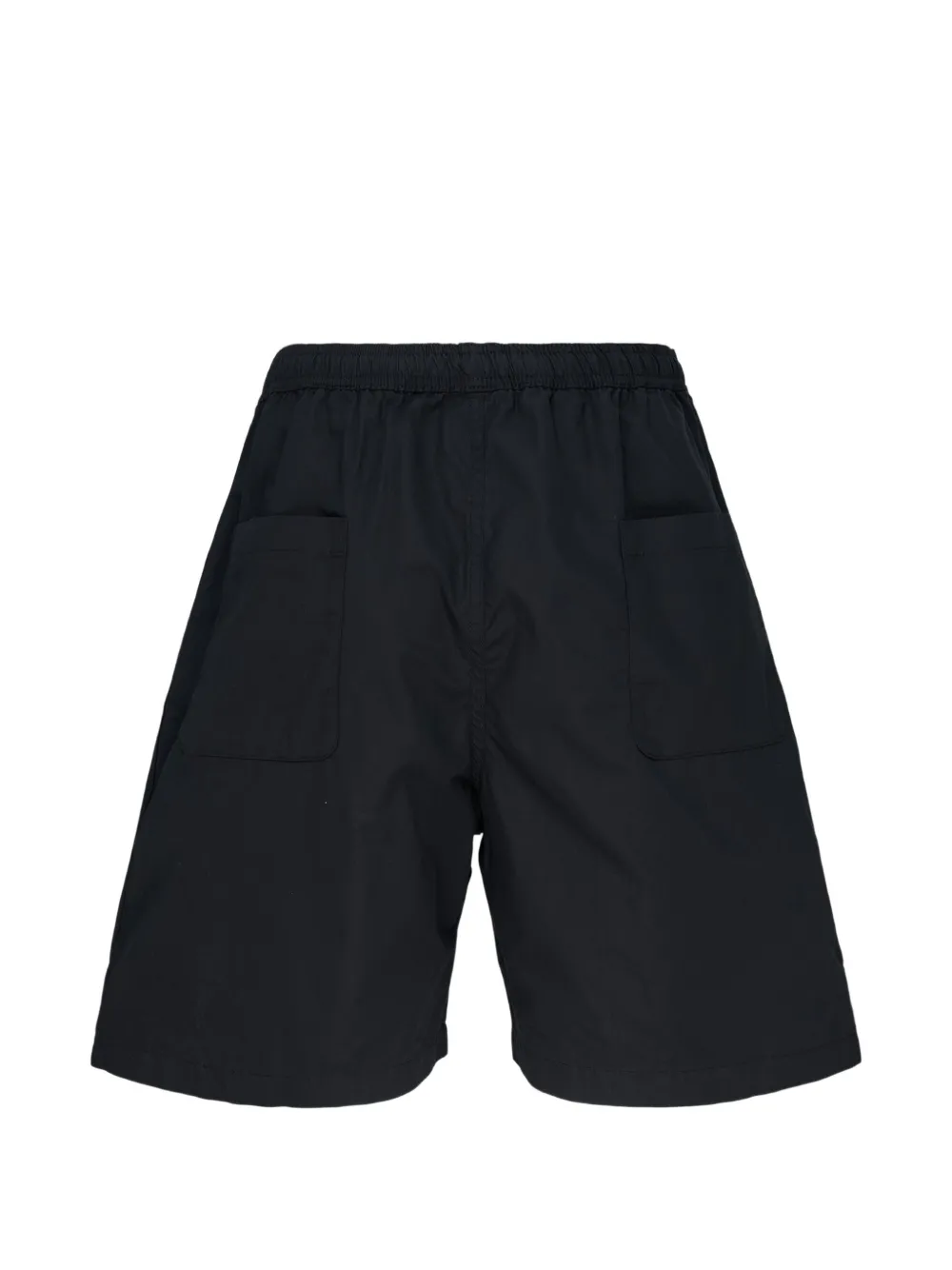 Maison MIHARA YASUHIRO Katoenen shorts met logopatch Zwart