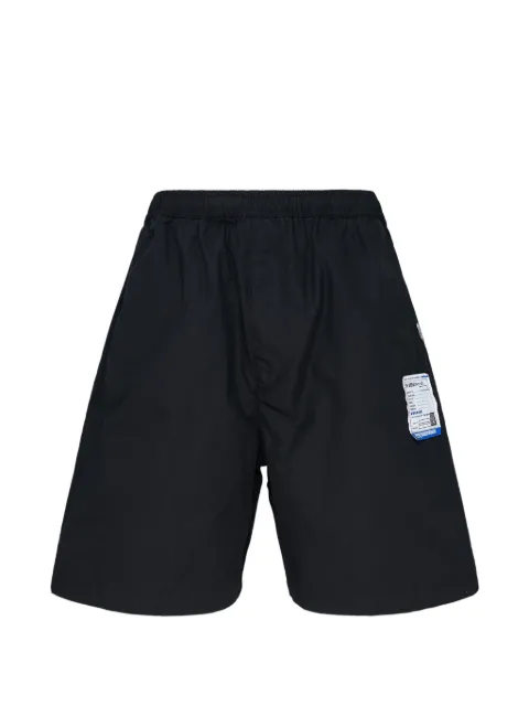 Maison MIHARA YASUHIRO logo-patch cotton shorts
