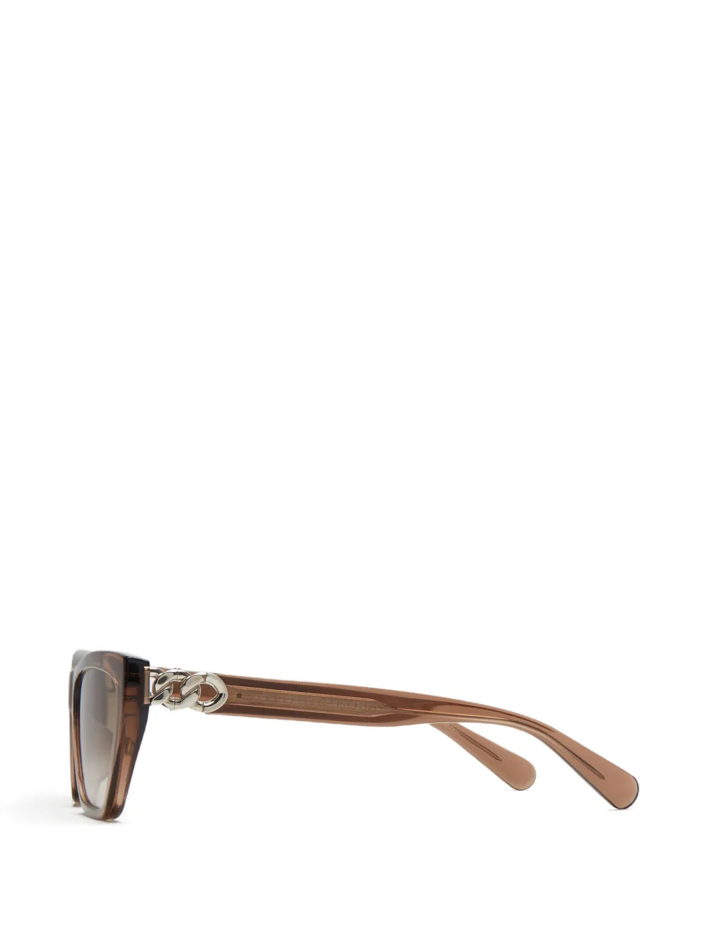 Stella McCartney Eyewear Falabella zonnebril met cat-eye montuur Bruin