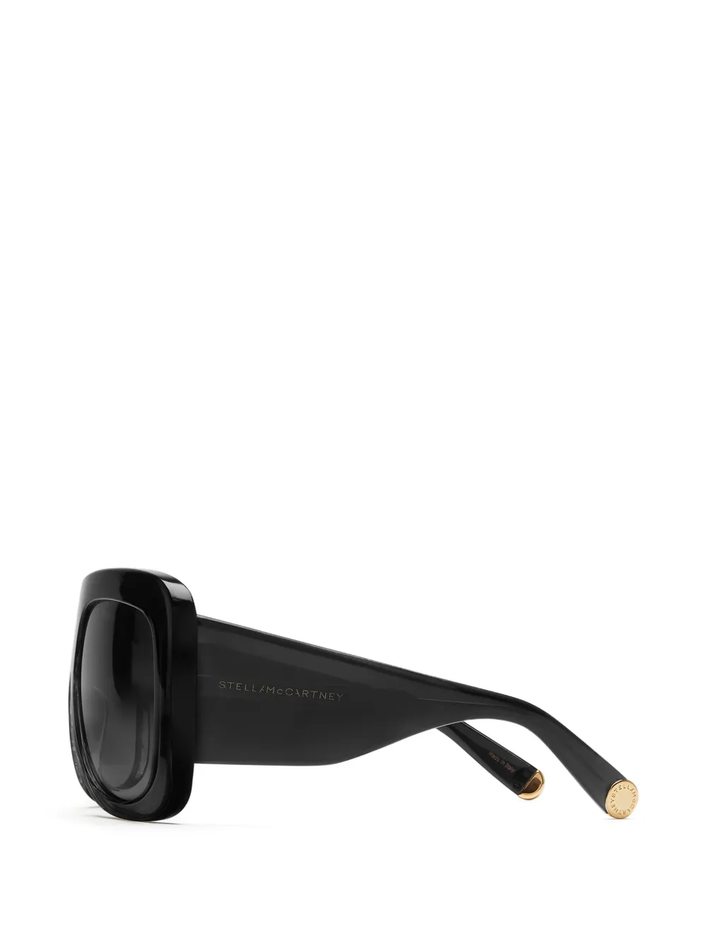 Stella McCartney Eyewear Chunky zonnebril met vierkant montuur Zwart