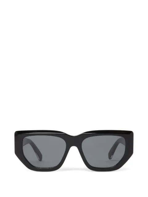 Stella McCartney Eyewear Eckige Sonnenbrille mit Logo-Gravur