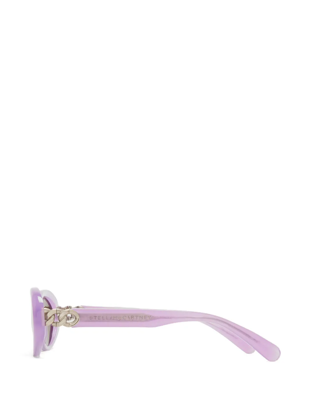 Stella McCartney Eyewear Falabella zonnebril met ovaal montuur Paars