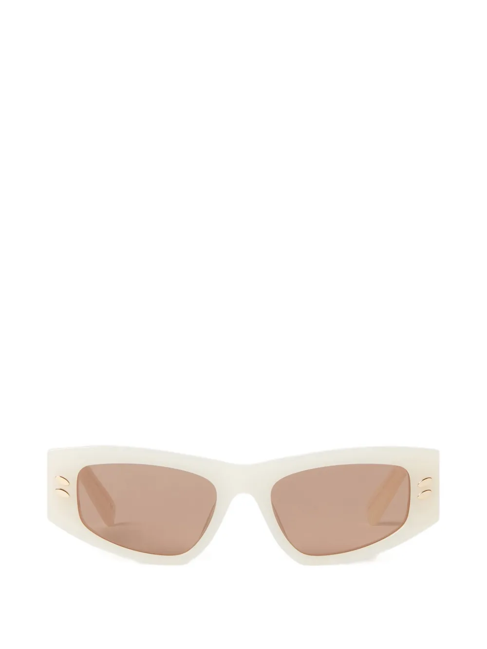 Stella McCartney Eyewear lunettes de soleil Falabella - Blanc Stella McCartney Eyewear lunettes de soleil Falabella - Blanc