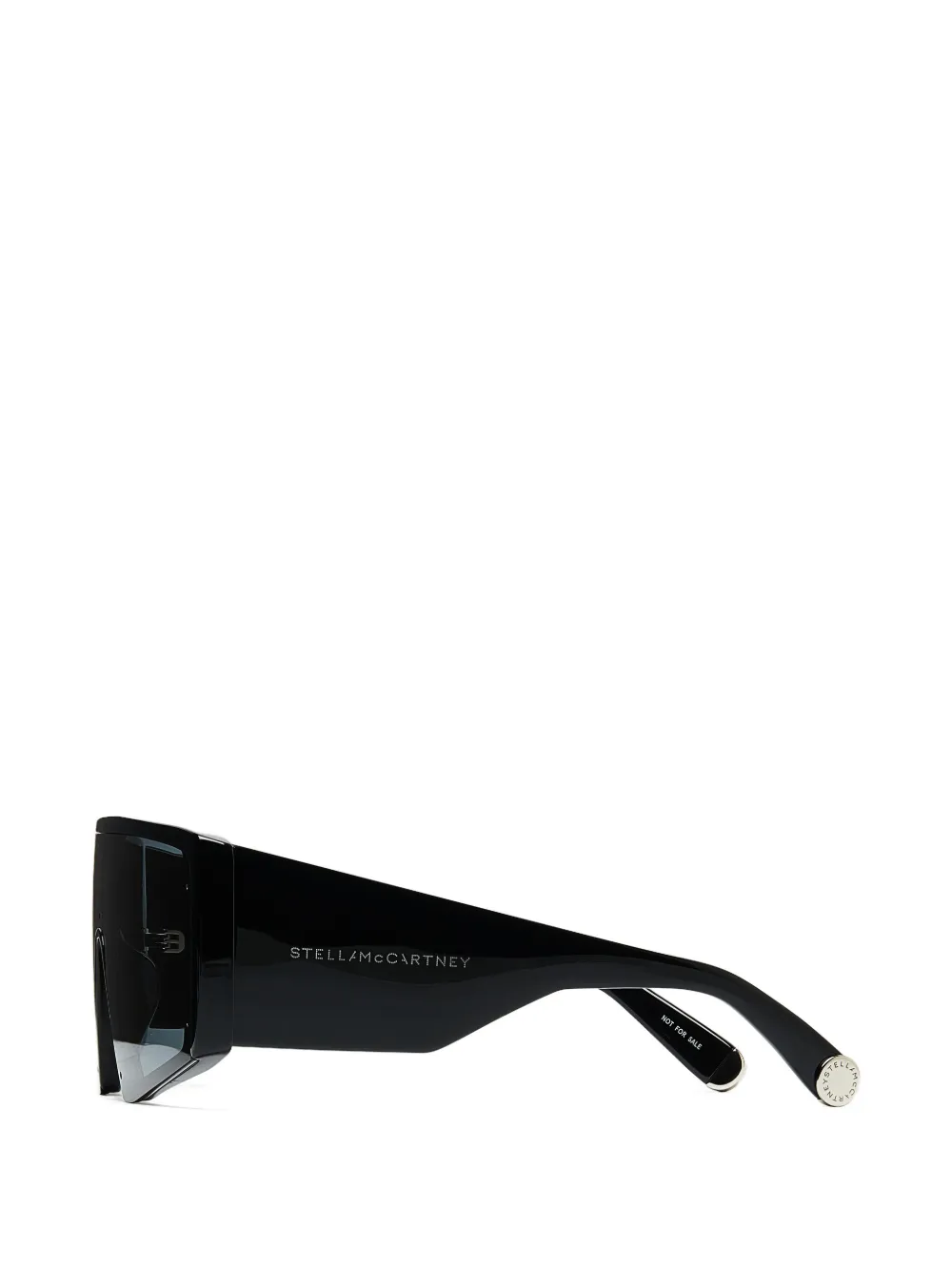 Stella McCartney Eyewear Zonnebril met geometrisch montuur Zwart