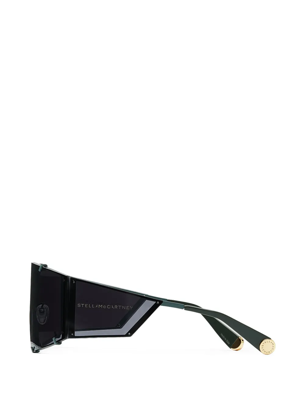 Stella McCartney Eyewear Zonnebril met geometrisch montuur Zwart