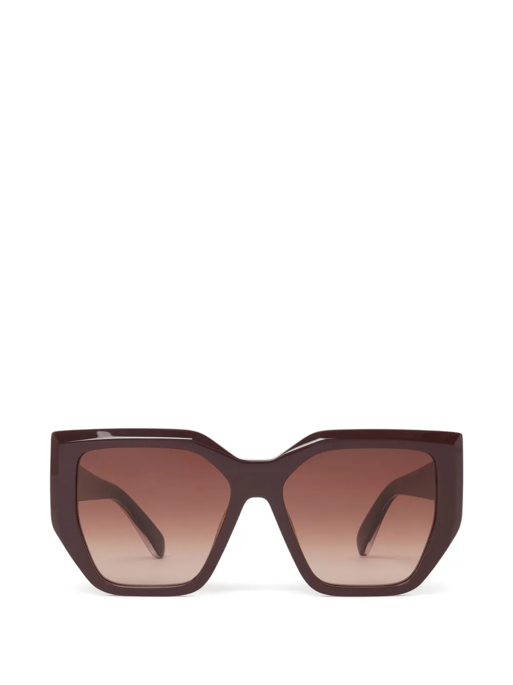 Stella McCartney Eyewear Occhiali da sole Chunky geometrici - Marrone
