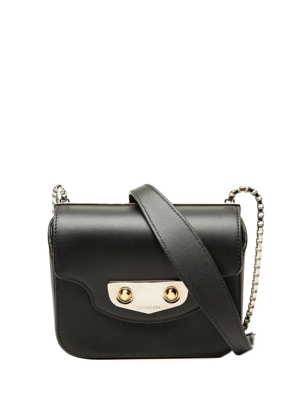 Balenciaga Pre-Owned 2014-2015 Mini Smooth Calfskin Neo Classic Chain crossbody bag - Nero