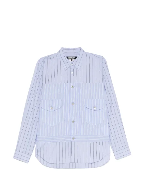 Comme des Garçons Homme Deux panelled stripe shirt