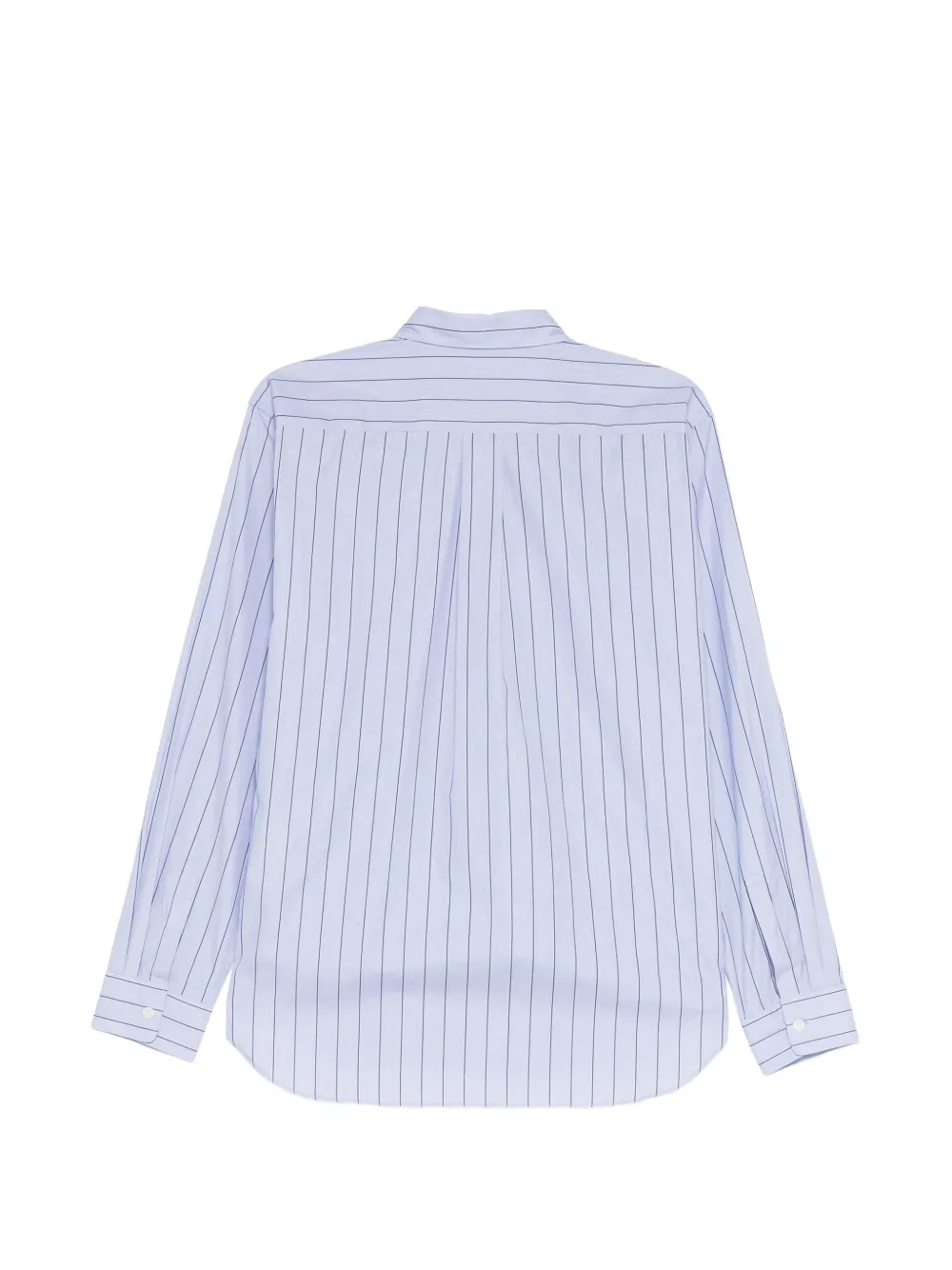 Comme des Garçons Homme Deux panelled stripe shirt Blauw