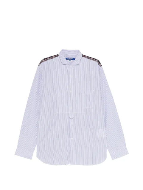 Junya Watanabe MAN striped panelled shirt