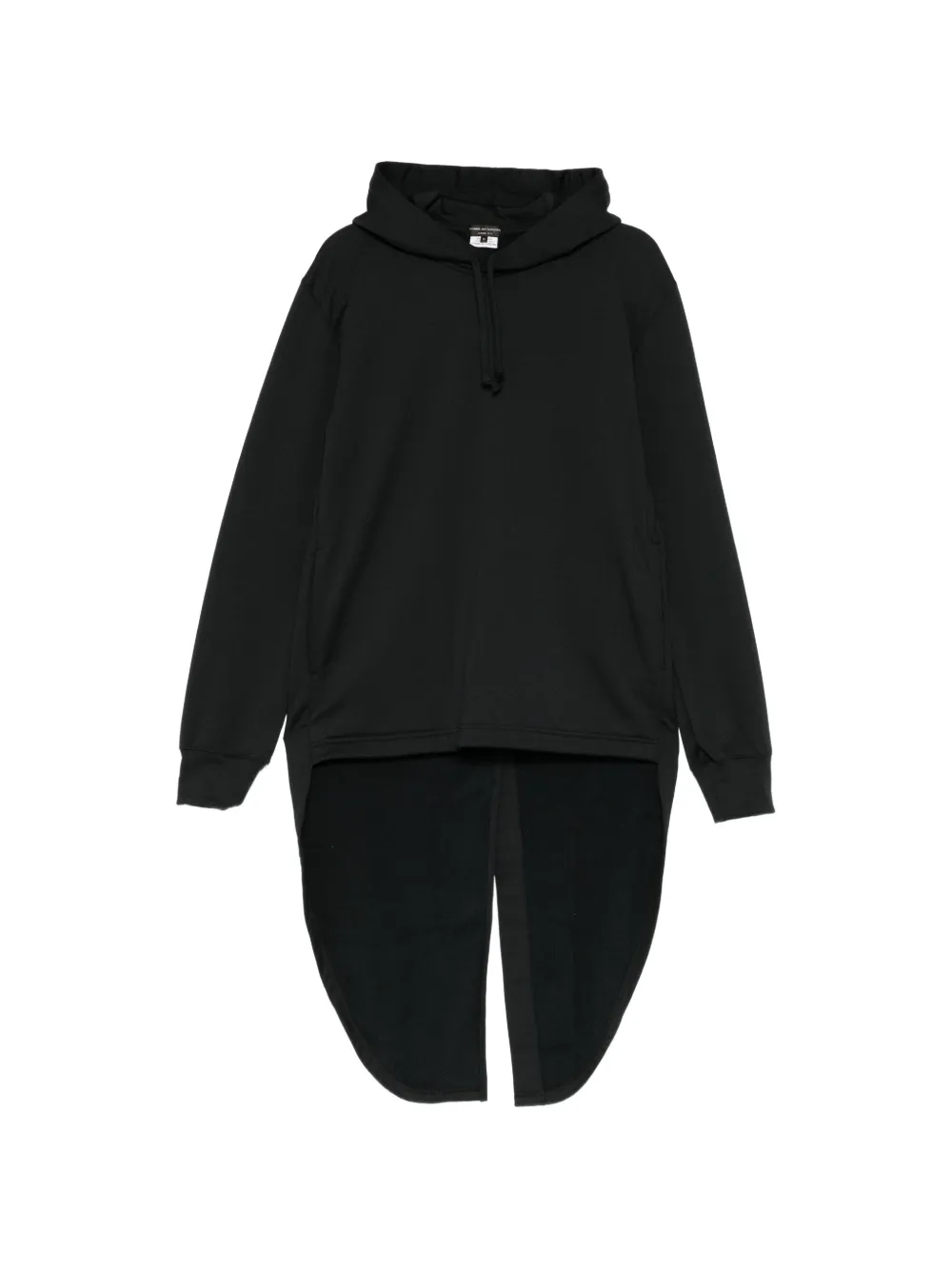 Comme des Garçons Homme Plus asymmetric tail-coat hoodie - Nero