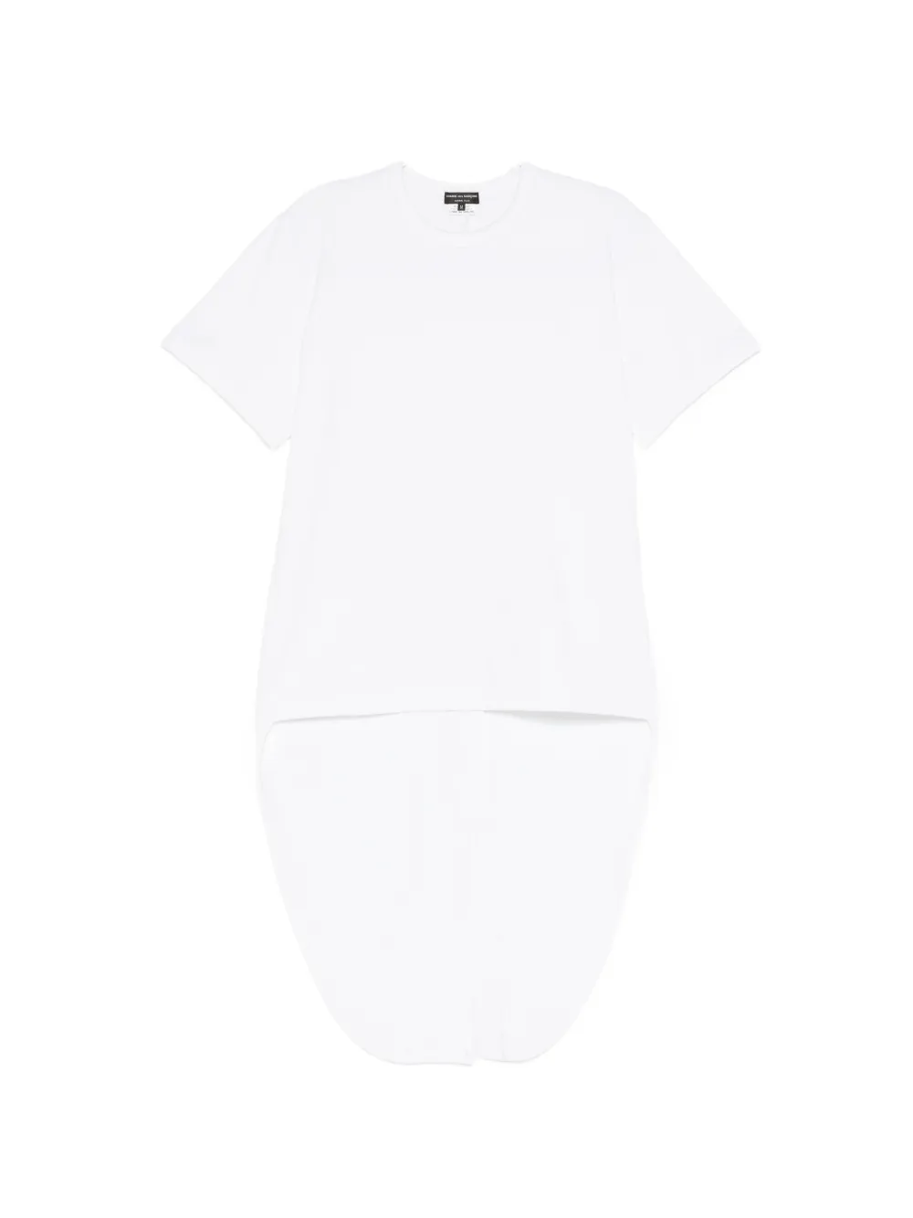 Comme des Garçons Homme Plus high-low hem T-shirt - Bianco