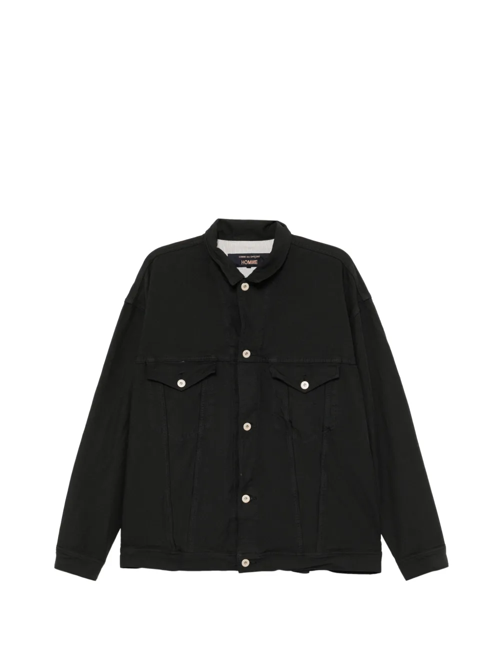 Comme des Garçons Homme veste en jean à boutonnière - Noir Comme des Garçons Homme veste en jean à boutonnière - Noir