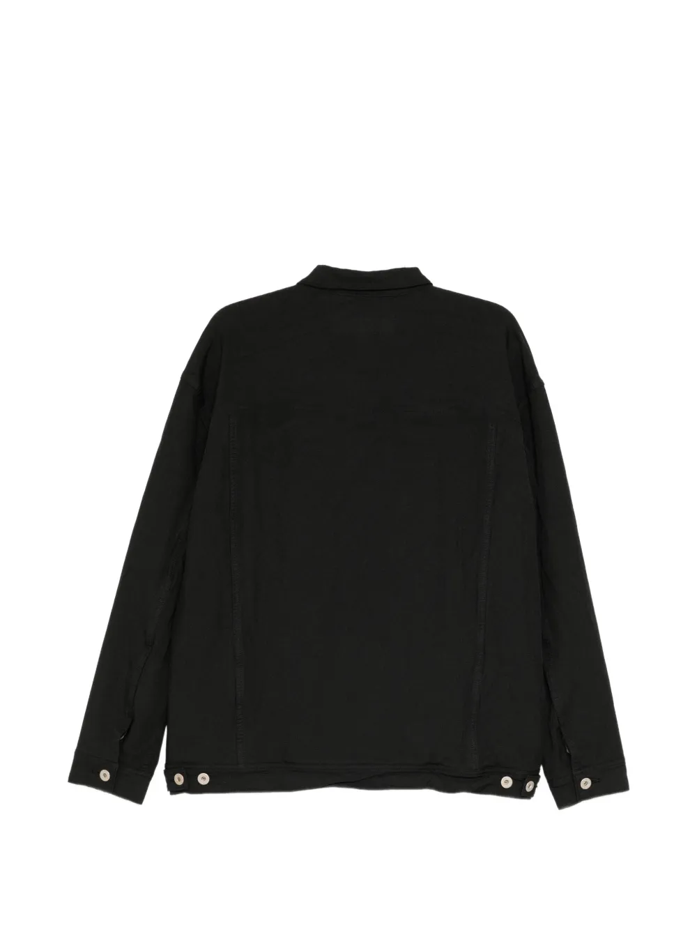 Comme des Garçons Homme Button-up denim jack Zwart