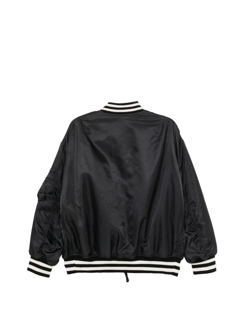 Comme des Garçons Homme Bomberjack met patch Zwart