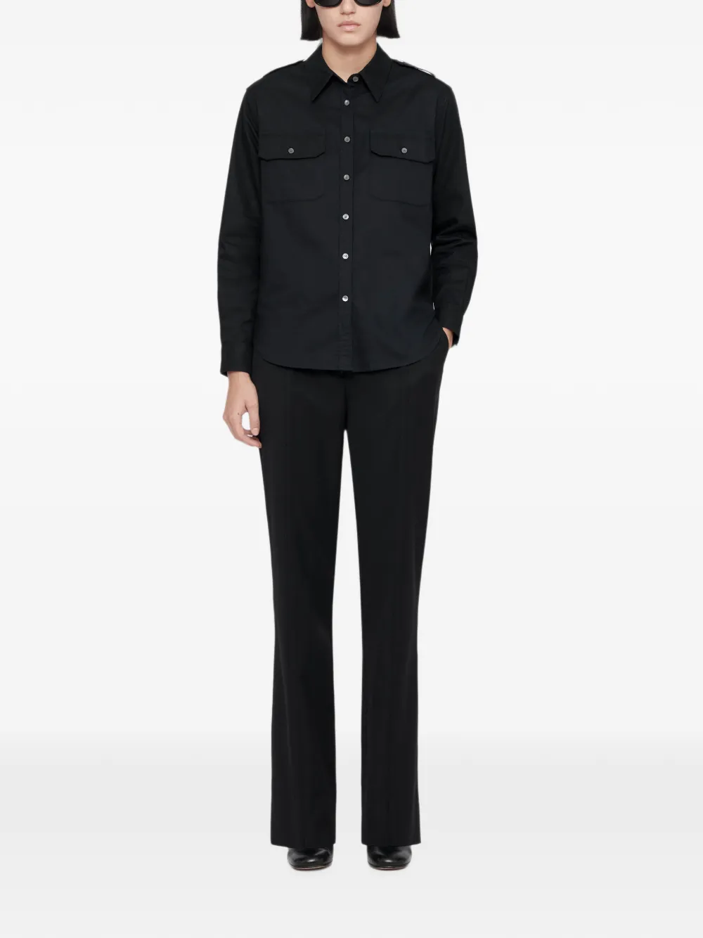AllSaints Roxanne pantalon Zwart